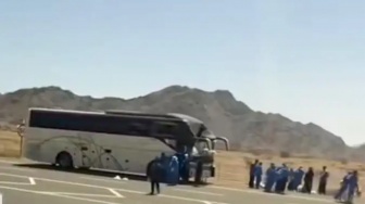 Kepanikan Pecah di Jabal Magnet: 47 Jemaah Calon Haji Probolinggo Alami Kecelakaan Bus