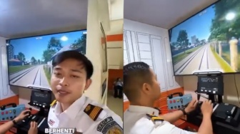 Masinis PT KAI Bagikan Simulasi Saat KRL Melakukan Pengereman Mendadak