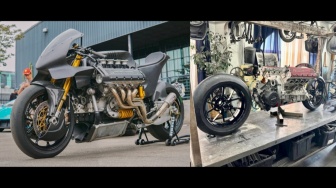 GILA! Mesin Ferrari F355 Dipasang ke Motor, Tenaganya 375 HP Brutal!