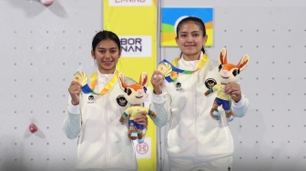Desak/Kadek Pecahkan Rekor Dunia, Panjat Tebing Indonesia Rebut Emas Speed Relay di Sanya 2026