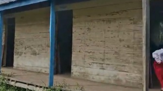 Viral Sekolah di Riau: Bangunan Papan, Kondisinya Memprihatinkan