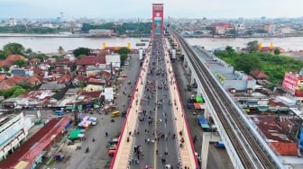 CFD Palembang Tahap II Lebih Tertib, Tapi Warga Mengeluh: Ojol Susah Cari Uang