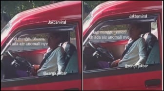 Viral Sopir Angkot di Grogol Ketahuan Onani di Dalam Mobil, Langsung Kabur Usai Dipergoki Warga