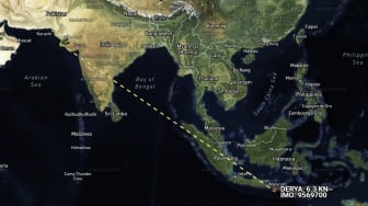 Kapal Tanker Iran Masuk Wilayah Indonesia Menuju Kepri, Lolos dari Militer AS!