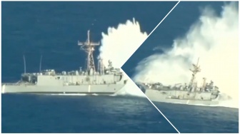 Kapal Perang AS Dihantam 2 Rudal karena Coba Masuk Selat Hormuz, Klaim Iran