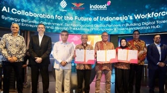 Kemnaker Tandatangani MoU dengan Wadhwani dan Indosat: Perkuat Ekosistem Ketenagakerjaan Nasional