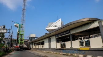 Imbas Proyek LRT Fase 1B, Halte Transjakarta Manggarai Ditutup