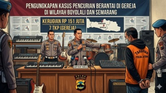 Bobol 7 Gereja di Jateng, Pencuri Ini Keok Usai Jualan Hasil Curian di Medsos
