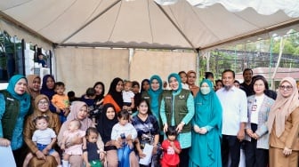 Ketum TP PKK Ajak Warga Sulsel Tingkatkan Imunisasi Anak demi Generasi Sehat