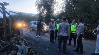 Bus ALS di Muratara Diduga Hindari Lubang Sebelum Tabrakan dengan Truk Tangki