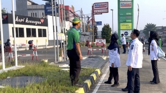 Lahan SPBU BP-AKR Rawabuntu Makan Badan Jalan? Dishub Tangsel Lakukan Assesment Ulang