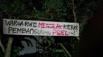 Kayumanis Memanas! Warga Pasang Banner Tolak Keras Pembangunan PSEL Kota Bogor