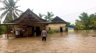 Curah Hujan Tinggi Picu Banjir di Kolaka, 188 Rumah Warga Terdampak