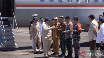 Usai Hadiri KTT ASEAN, Prabowo Langsung Kunjungi Pulau Miangas di Perbatasan RI - Filipina