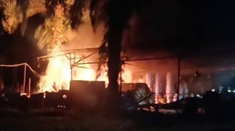 Rokan Hilir Membara Lagi, Warga Bakar Lokasi Penggerebekan Narkoba