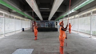 Cegah Tawuran, Kolong Flyover Pasar Rebo Disulap Jadi Sasana Tinju dan Skate Park