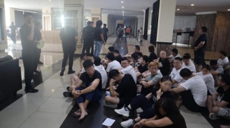 Penangkapan Ratusan Pelaku Scam di Baloi View Batam, 5 Bos Judol Kabur Duluan