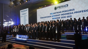 Deretan Elite Penegak Hukum dan Pejabat Hadir di Pelantikan PERADI Profesional
