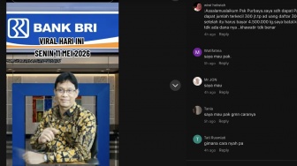 Viral Video Menkeu Bagi-bagi Dana Hibah di Tiktok, BRI Klarifikasi: HOAKS!