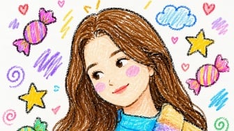 Kumpulan Prompt AI Edit Foto Crayon Style yang Lagi Viral, Hasilnya Lucu dan Estetik
