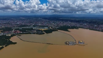 Teluk Kendari Keruh Akibat Banjir, Sedimentasi Kian Mengkhawatirkan