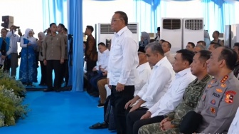 Canda Prabowo ke Jumhur Hidayat di Nganjuk: Dulu Bolak-balik Masuk Penjara, Sekarang Jadi Menteri