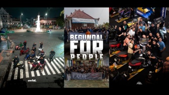 Tak Sekadar Riding, Begundal War Wer Tunjukkan Sisi Positif Komunitas Motor