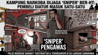 Saling Terhubung via HT, 21 'Sniper' Pasang Badan Jaga Kampung Narkoba di Samarinda Selama 4 Tahun!