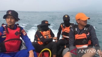 ABK Hilang di Perairan Gunung Krakatau, Tim SAR Gabungan Lakukan Pencarian
