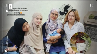 Harmonis Meski Bercerai, Inara Rusli Dipanggil Mami Saat Jenguk Anak Virgoun dan Istri Barunya