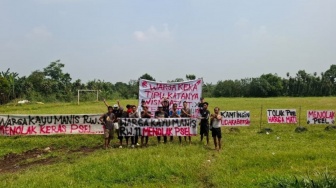 Warga RW 11 Kayumanis Bogor Pasang Spanduk Protes, Tegas Tolak Proyek PSEL di Pemukiman
