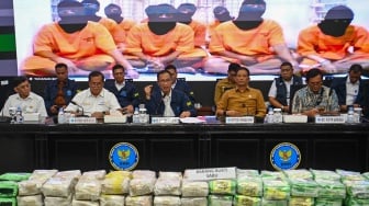 BNN Sita Narkotika Senilai Rp211,4 Miliar dalam Operasi Saber Bersinar