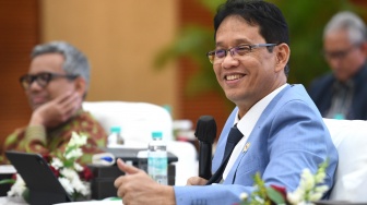 Menteri Keuangan Purbaya Yudhi Sadewa memberikan keterangan saat konferensi pers APBN KiTa edisi Mei 2026 di Jakarta, Selasa (19/5/2026). [ANTARA FOTO/M Risyal Hidayat/tom]