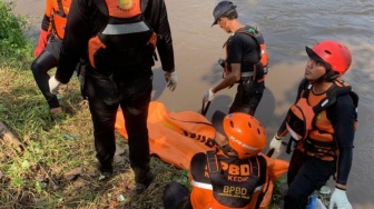 Hilang Saat Mencari Ikan di Sungai Brantas, Mustofa Ditemukan Tim SAR dalam Kondisi Tak Bernyawa