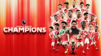 Pecahkan Kutukan Selama 22 Tahun, Arsenal Resmi Jadi Raja Inggris Lagi!