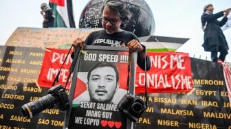 Solidaritas untuk Jurnalis dan WNI yang Ditahan Israel Menggema di Bandung