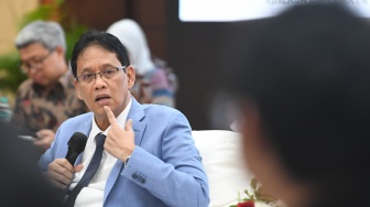 Menteri Keuangan Purbaya Yudhi Sadewa memberikan keterangan saat konferensi pers APBN KiTa edisi Mei 2026 di Jakarta, Selasa (19/5/2026). [ANTARA FOTO/M Risyal Hidayat/tom]