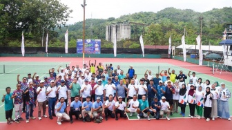 Turnamen Tenis PTBA Bikin Sawahlunto Ramai, Wisata dan UMKM Ikut Bergeliat