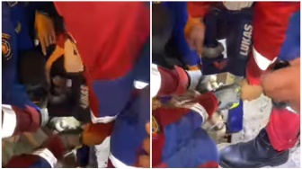 Detik-detik Bocah di Palembang Terperangkap di Parit Hampir 1 Jam saat Ambil Bola