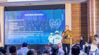 PT Biro Klasifikasi Indonesia (Persero) atau BKI menggelar Sosialisasi Teknis Kapal Berbendera Indonesia 2026 di Aula Ali Sadikin, Kantor Pusat BKI, Jakarta. [ho]