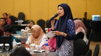 Suasana pada Sesi workshop "Teknik Produksi Konten Komunikasi Digital Pemerintah Daerah' dalam gelaran Jateng Media Summit 2026 di Semarang, Jawa Tengah, Rabu (20/5/2026). [Dok Jateng Media Summit] 