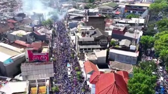 Persib Bandung Kampium, Konvoi Kemenangan Mengular Bandung Membiru Rayakan Sejarah