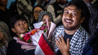 Haru dan Bahagia Warnai Kepulangan 9 WNI yang diculik Israel