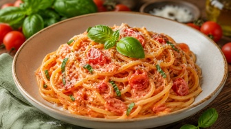 Cara Membuat Pasta Tomat Asam Segar yang Simple dan Gurih