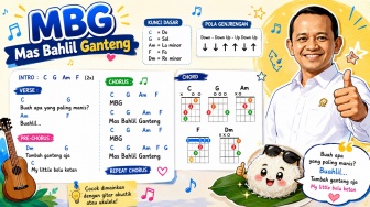 Lirik dan Chord Lagu MBG Mas Bahlil Ganteng untuk Pemula