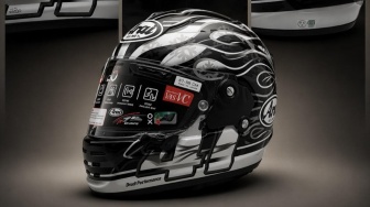 Arai Rilis Helm Retro Rapide Neo Haga Dark Edisi Terbatas Harga Rp 7 Jutaan