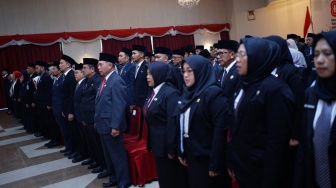 Lantik 238 Pejabat Eselon, SF Hariyanto: Saya Tak Mau Lagi Ada yang Santai-santai