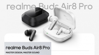 Realme Buds Air 8 Pro Resmi Hadir: TWS Flagship Baru dengan ANC 55 dB dan Baterai 50 Jam