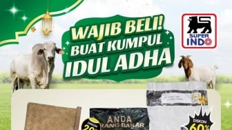 Promo Superindo Sambut Iduladha, Diskon Besar Perlengkapan Bakar-bakaran