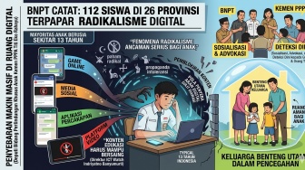 Alarm Bahaya! Ratusan Siswa di 26 Provinsi Terpapar Radikalisme Lewat Medsos dan Game Online